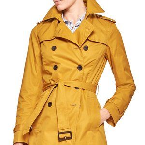 Banana Republic Mustard/Goldrenrod Trench Coat
